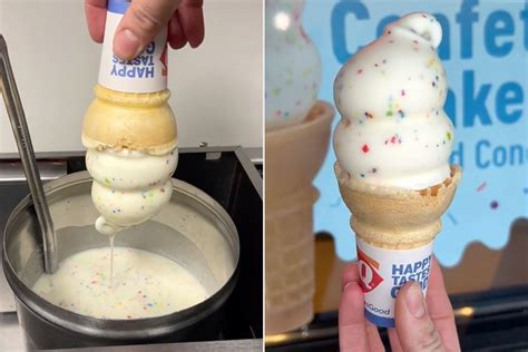 dairy queen confetti cone.